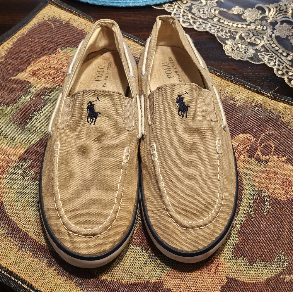 Polo by Ralph Lauren Beige Loafers for Men